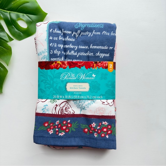 The Pioneer Woman Kitchen Towel Set - Wishful Winter NEW - Picture 5 of 9